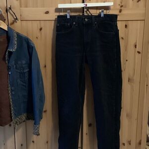 🏁 Vintage Levi's USA  550 Jeans Black  RELAXED 30 X 30 High Waist Mom Wedgie
